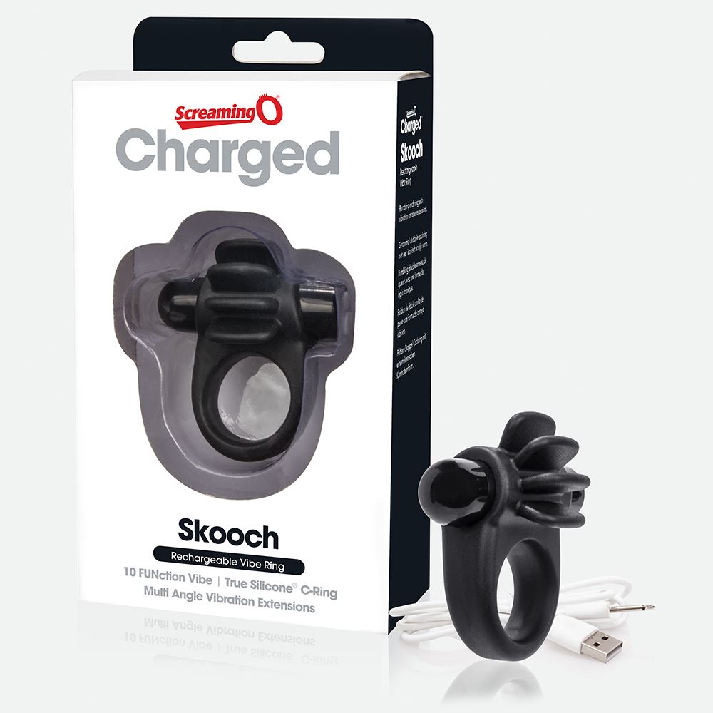 Screaming O Charged Skooch Ring in Black – product detail view 