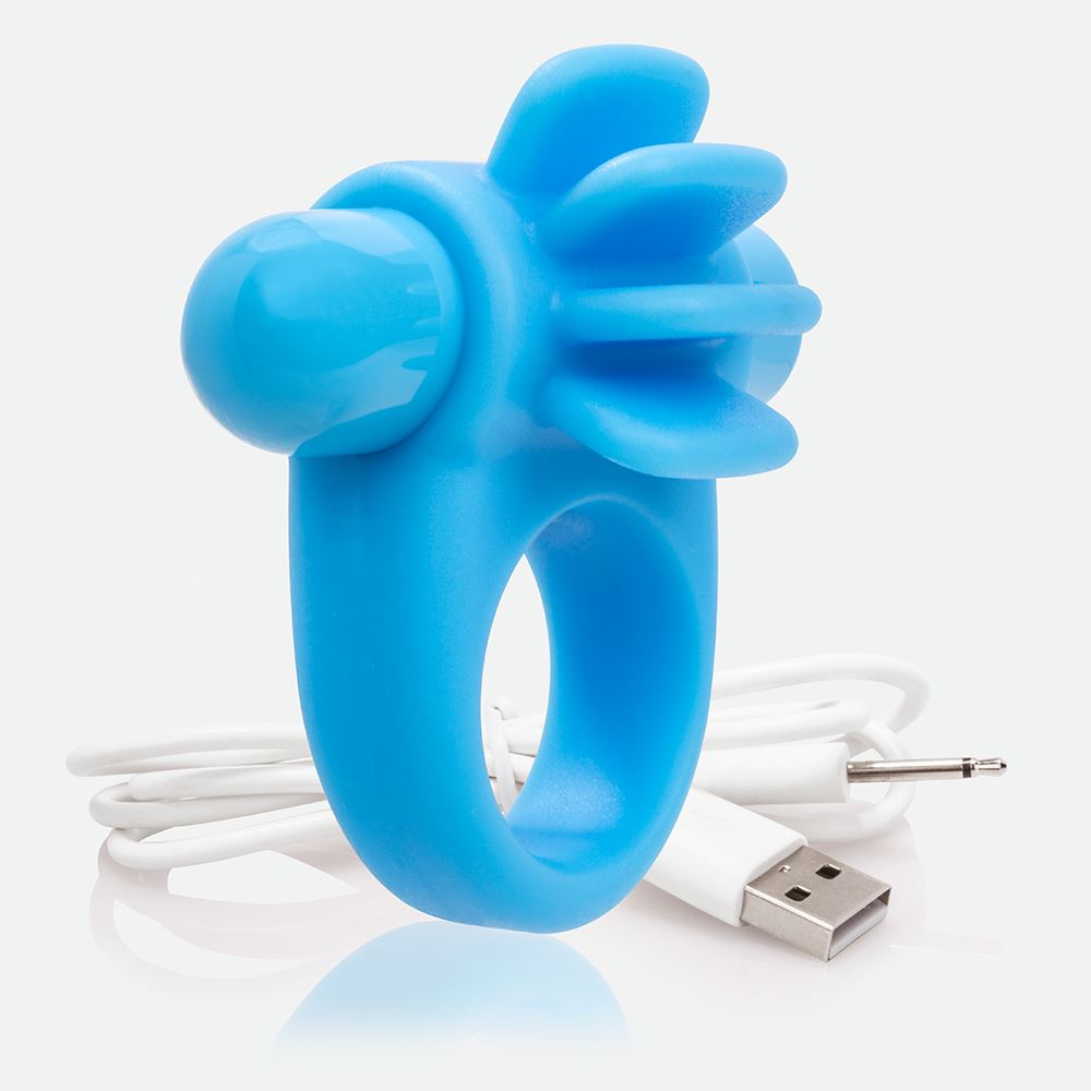 Screaming O Charged Skooch Ring in Blue – product detail view 