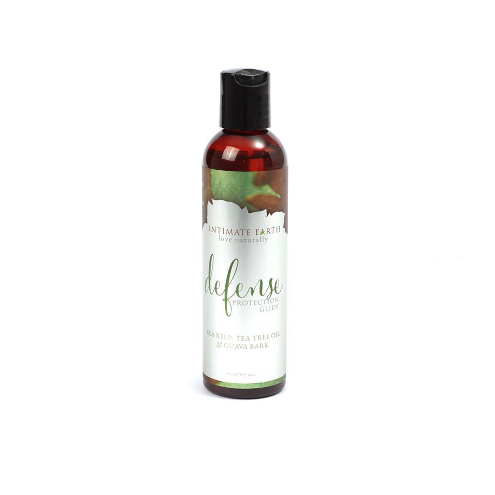 Intimate Earth DEFENSE Protection Glide - Carrageenan  Tea Tree Oil &amp; Guava Bark 120ml