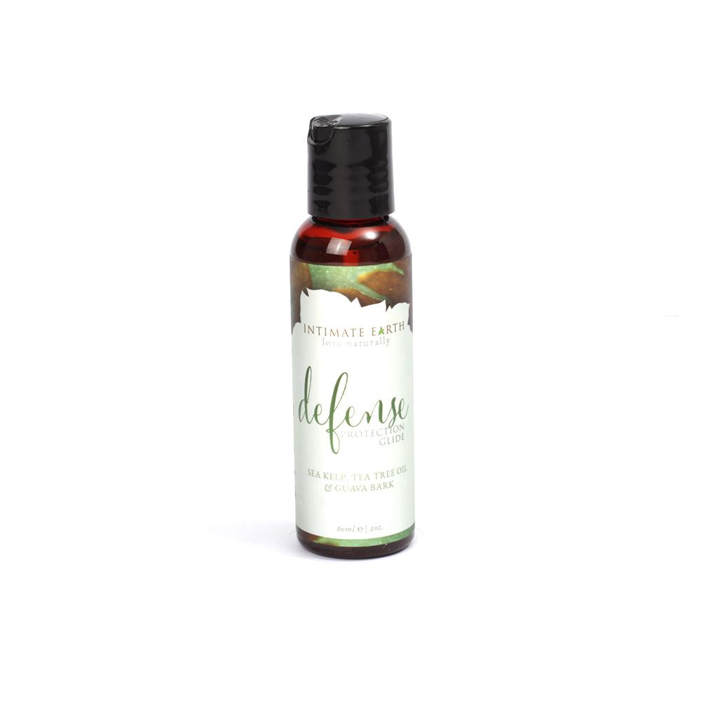 Intimate Earth DEFENSE Protection Glide - Carrageenan  Tea Tree Oil &amp; Guava Bark 60ml