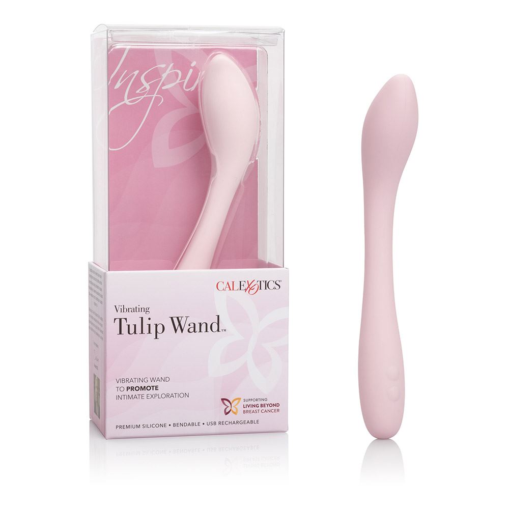 California Exotics Inspire® Vibrating Tulip Wand in Pink