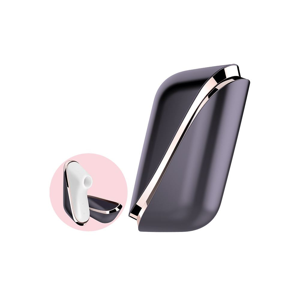 Satisfyer Traveler in Aubergine/Rose Gold – alternate product view