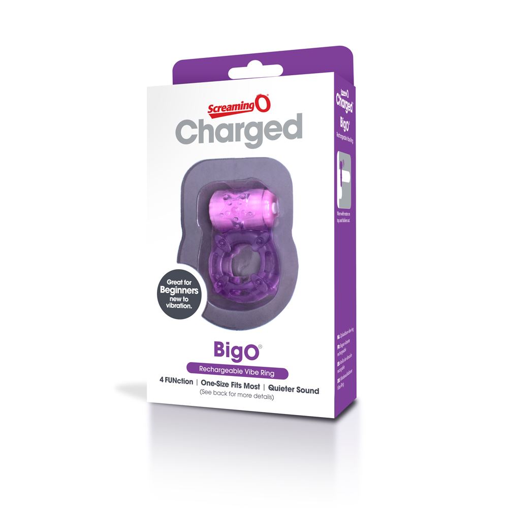 Screaming O Charged BigO Ring in Purple – alternate product view 