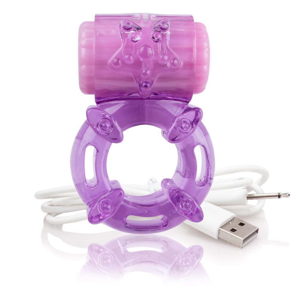 Screaming O Charged BigO Ring in Purple – product detail view 