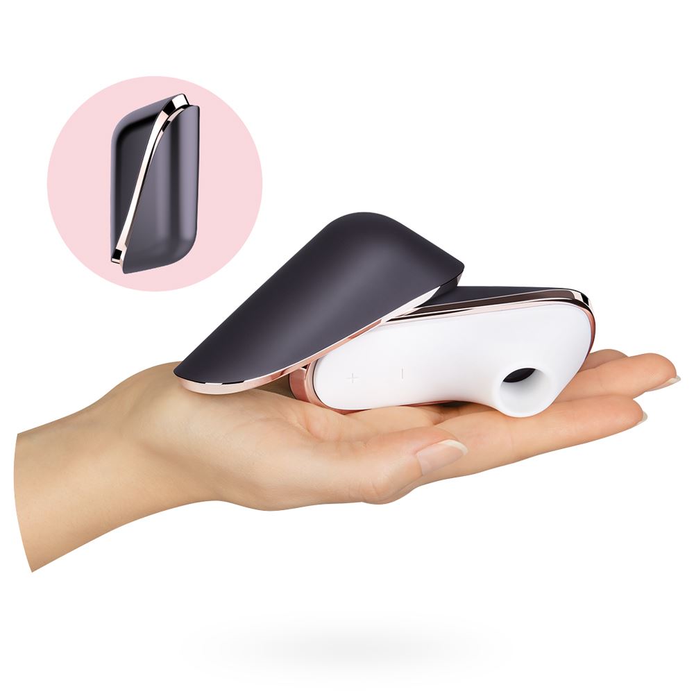 Satisfyer Traveler in Aubergine/Rose Gold