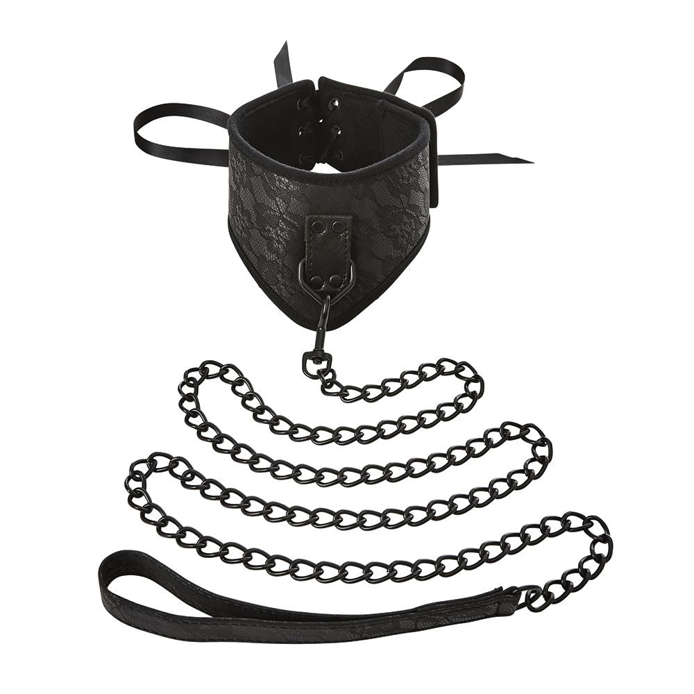 Sincerely®  Lace Posture Collar &amp; Leash – alternate view