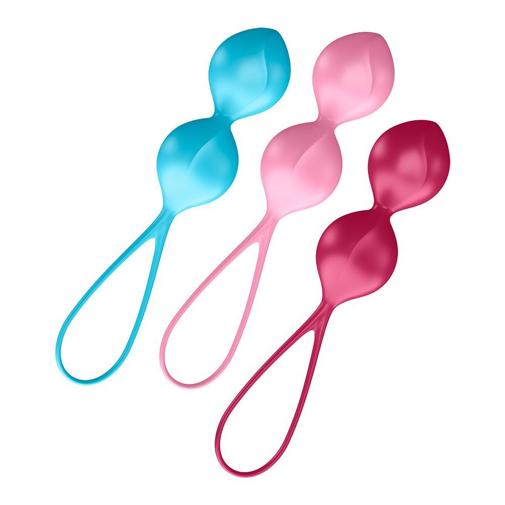 Satisfyer V Balls in Pink/Red/Turquoise