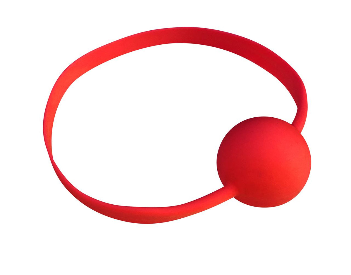 Quickie Gag® Ball Gag in Red, Large – alternate view 