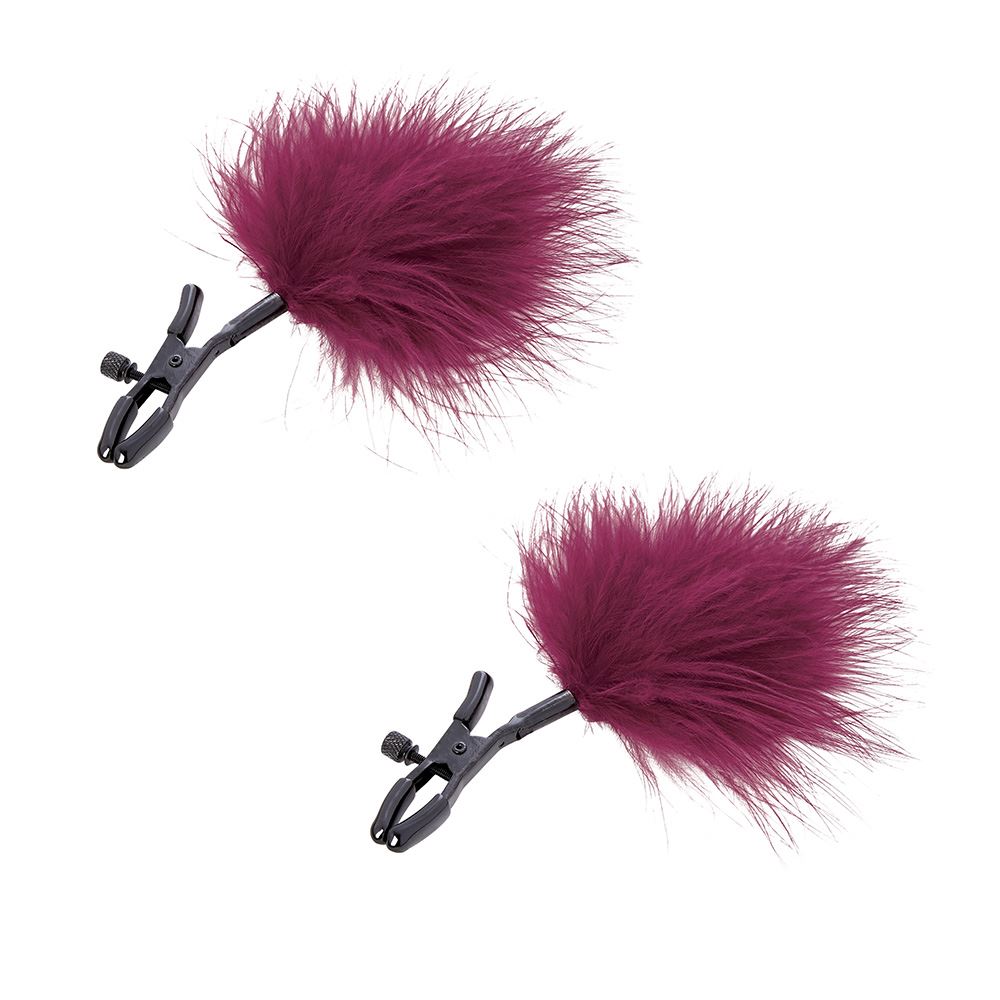 Enchanted Feathered Nipple Clamps - alternate view