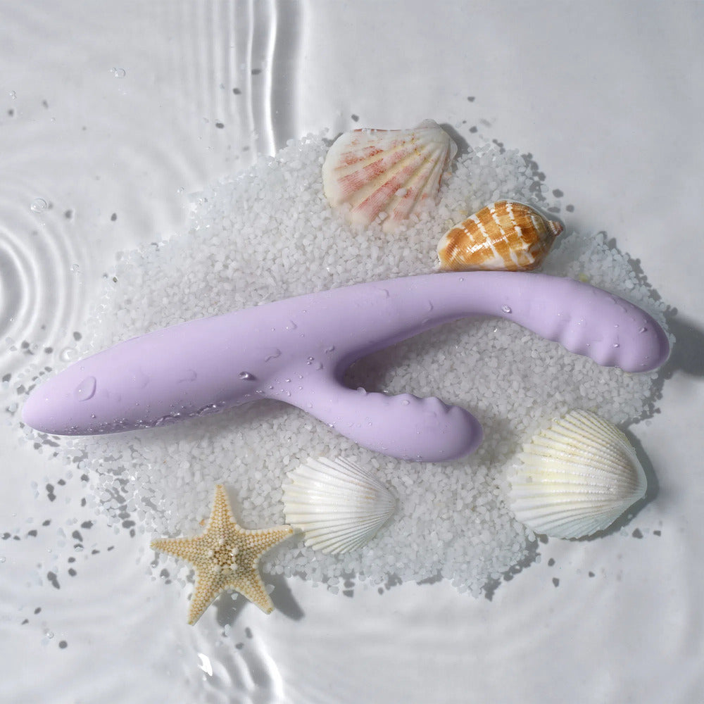 Svakom CICI Plus 2 - Slim Purple Rabbit Vibrator with App Control, Heating Function and Flexible G-Spot Stimulation 6.9 Inches