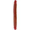 FORESKIN DOUBLE DILDO 14"