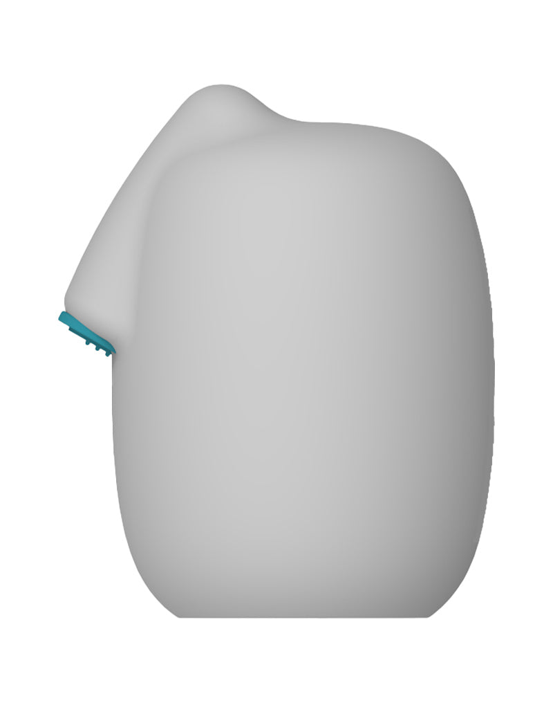 Vibeggs Twisty Tongues in White – angled view