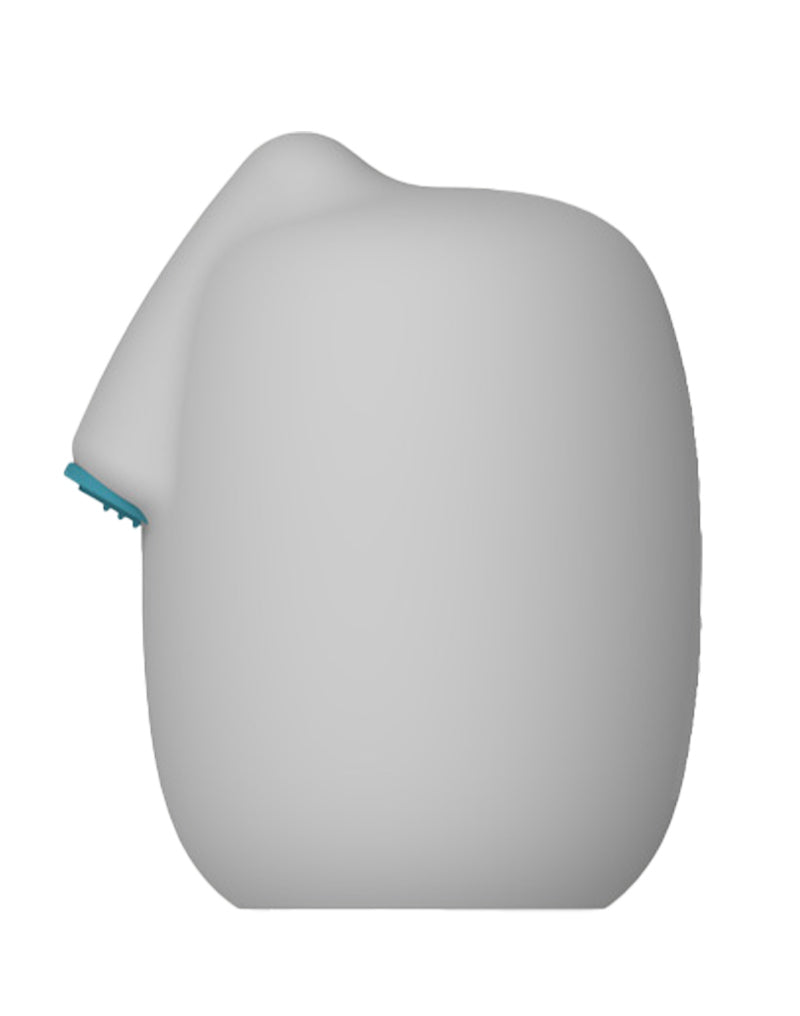 Vibeggs Candy Curves in White – angled view