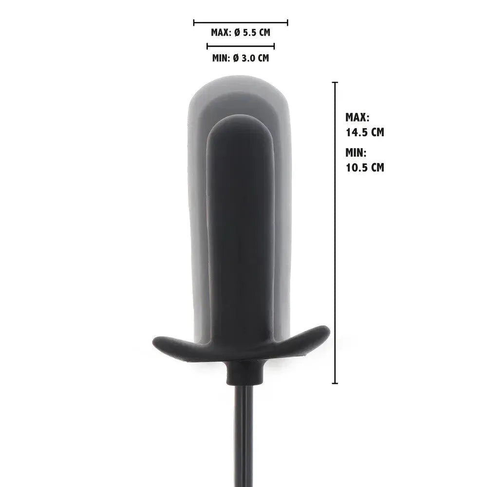 Hidden Desire Extreme Starter Inflatable Smooth Plug – 10.5–14.5cm Insertable Length