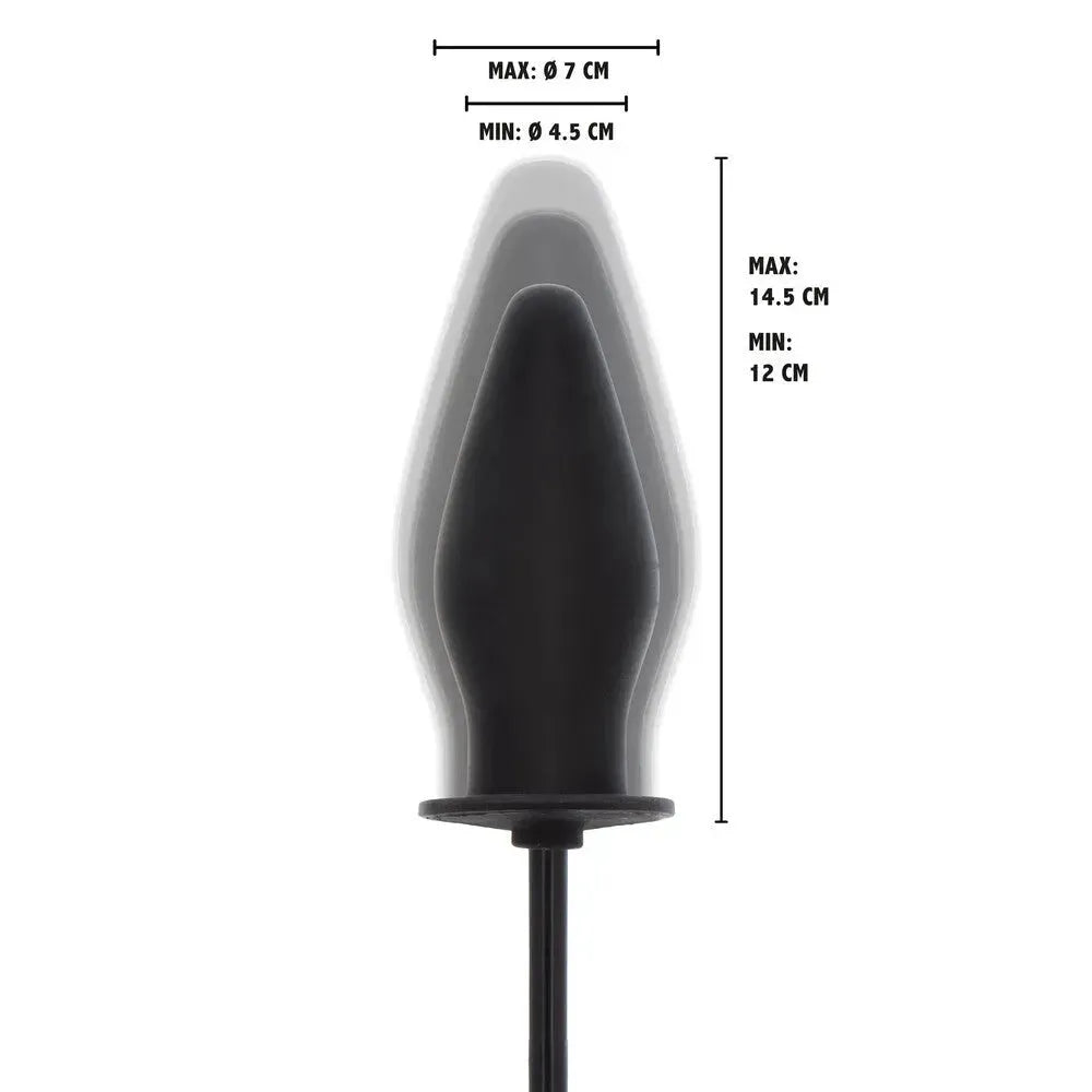 Hidden Desire Extreme Inflatable Butt Plug - Expandable 12–14.5cm
