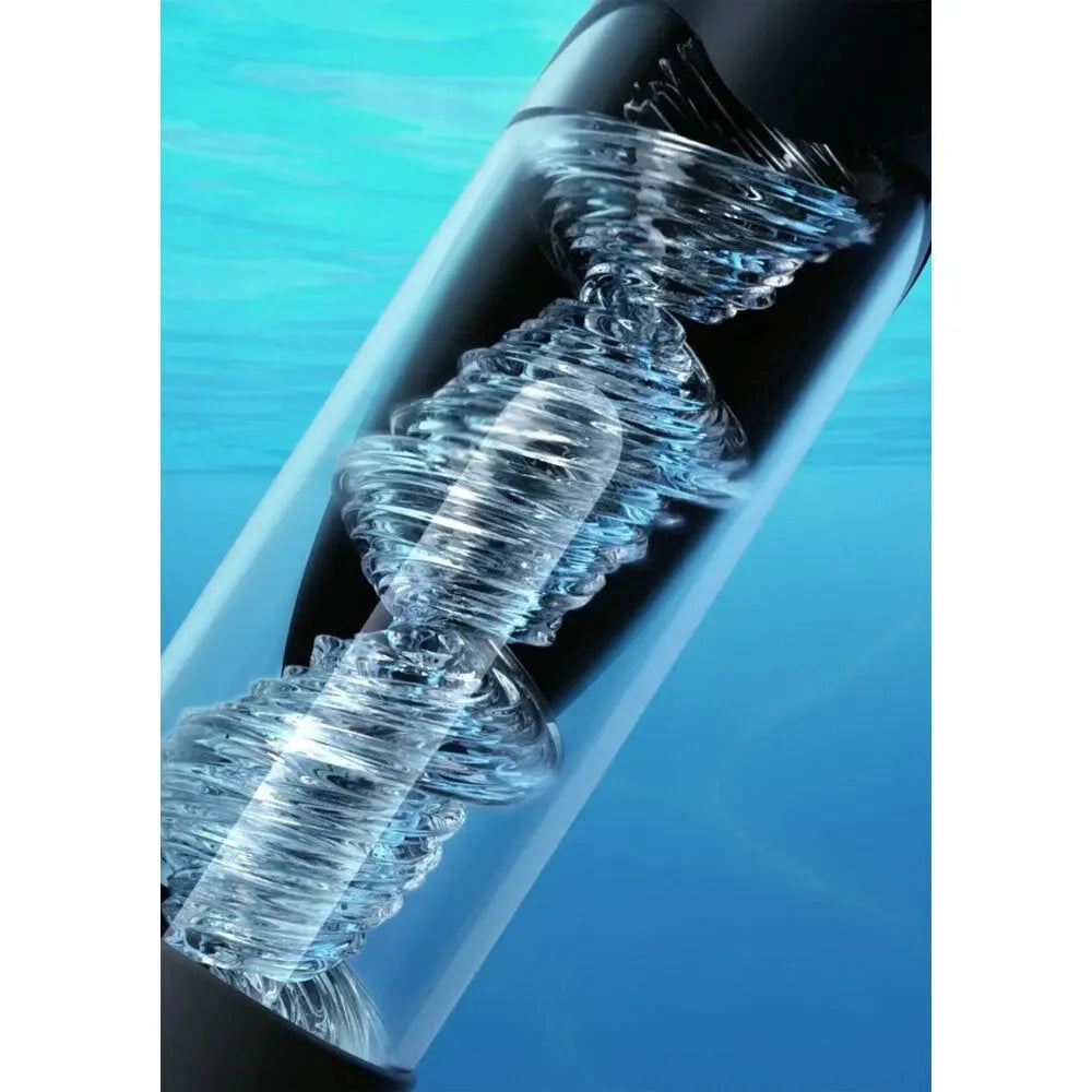 Hidden Desire Fusion X Automatic Aqua Pump - 21cm Insertable, 6.5cm Diameter, Waterproof &amp; Automatic Suction