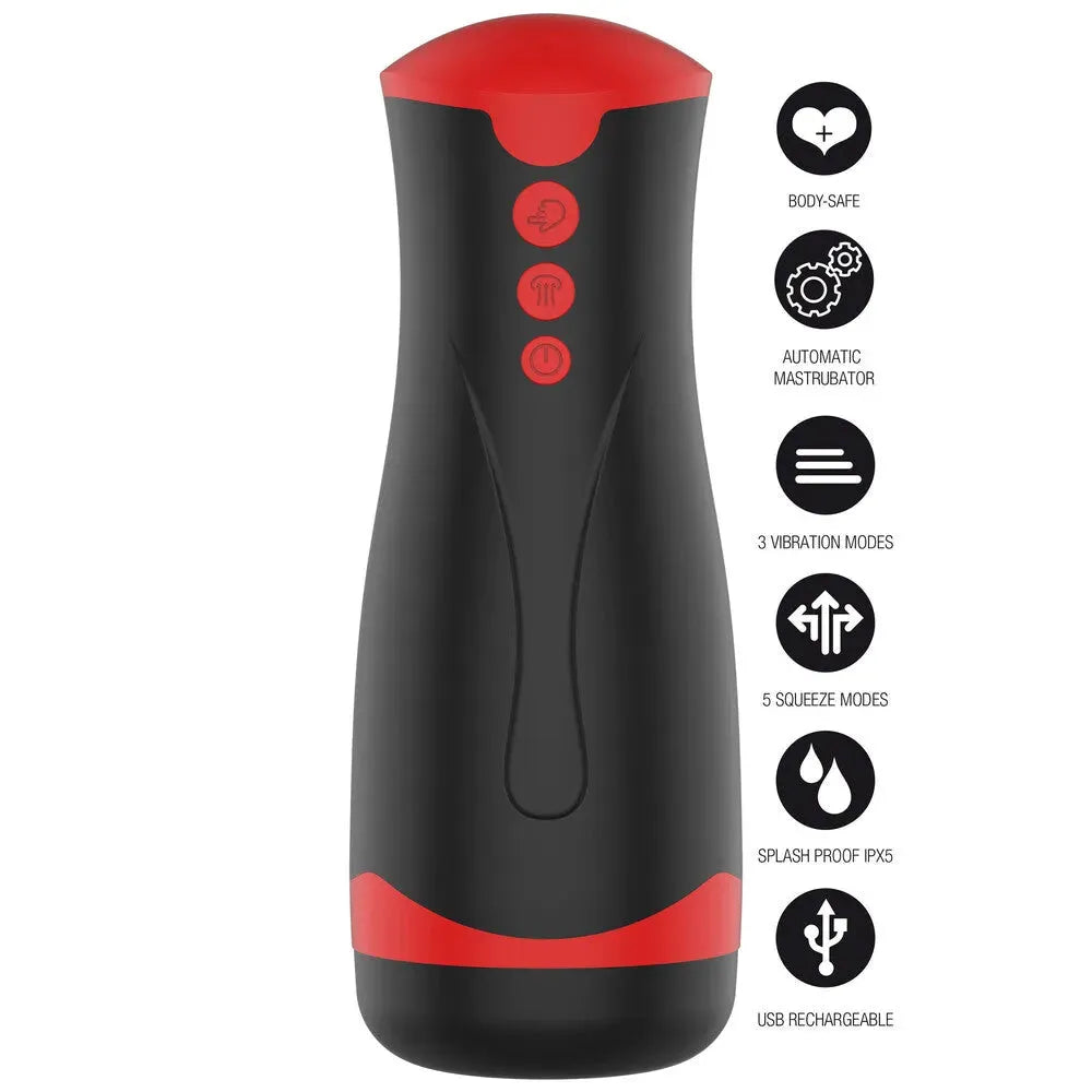 Hidden Desire Fusion X Deep Squeeze Masturbator – 5 Modes &amp; Splashproof Design
