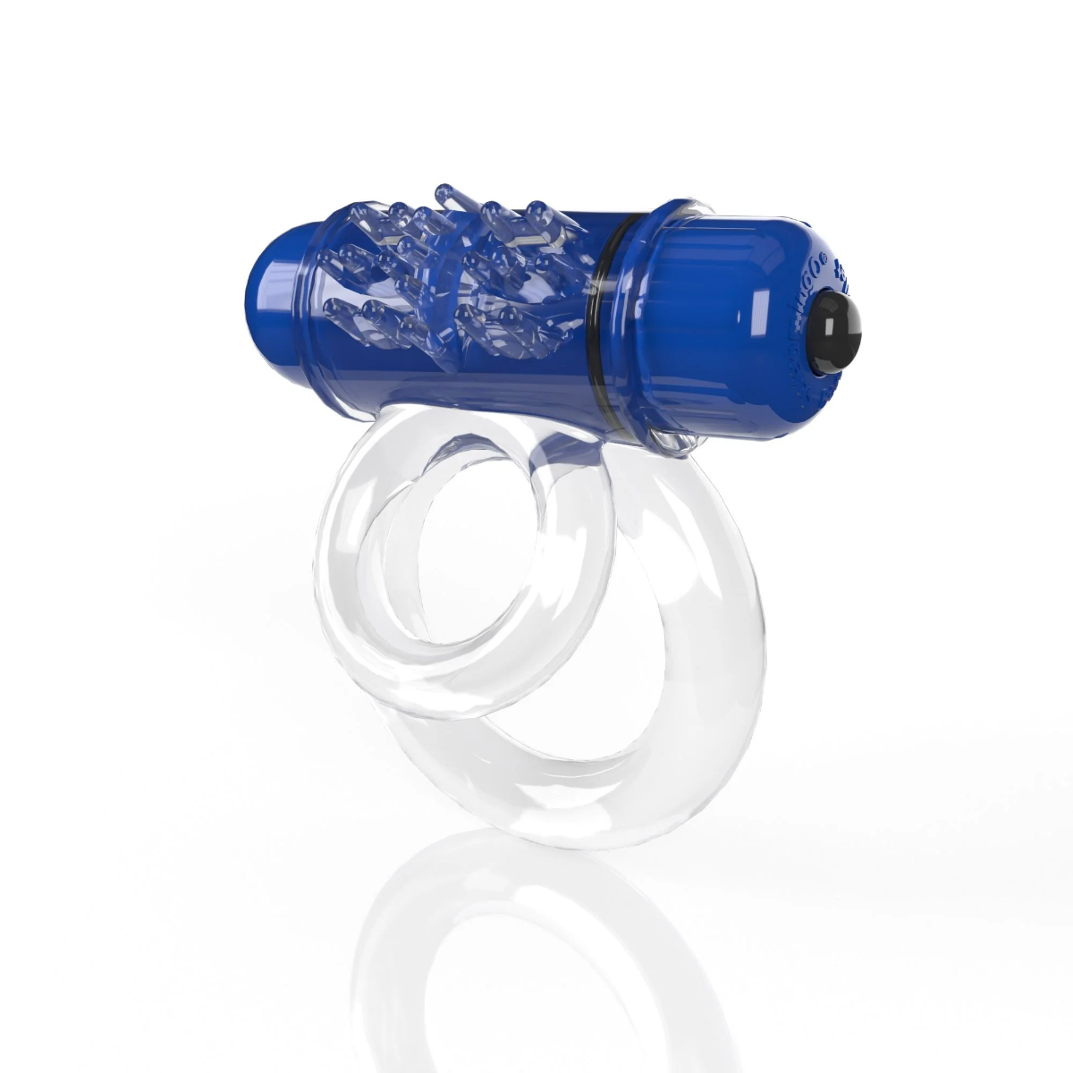 Screaming O 4T - Tickle &amp; Tease DoubleO 6 Vibrating Ring in Blueberry 