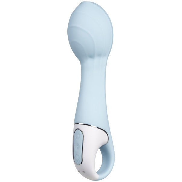 Satisfyer Air Pump Vibrator 5 Connect App in Light Blue – app connectivity detail