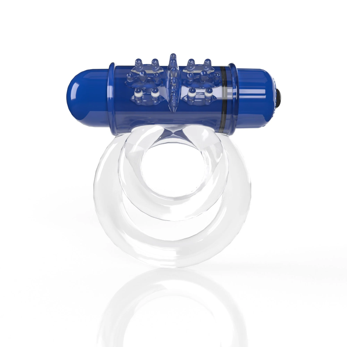 Screaming O 4B - Deep Rumbling DoubleO 6 Vibrating Ring in Blueberry – alternate product view 