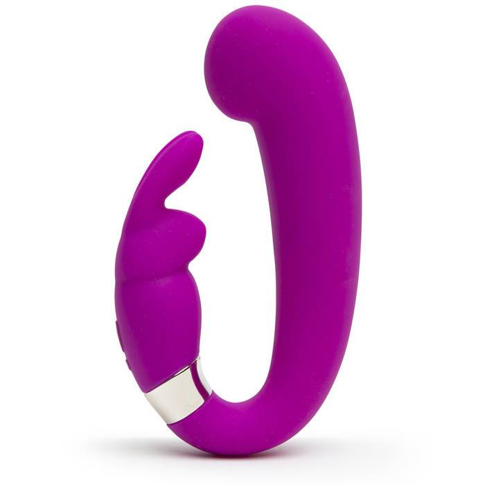 Happy Rabbit Mini G-Spot Curve Vibe in Purple – additional product view