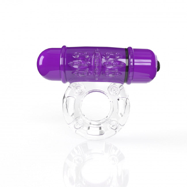 Screaming O 4T - Tickle &amp; Tease OWow Vibrating Ring in Grape – alternate product view 