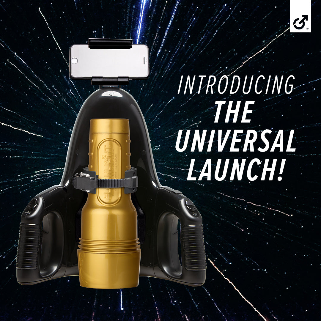 Fleshlight Universal Launch in Black – alternate product view