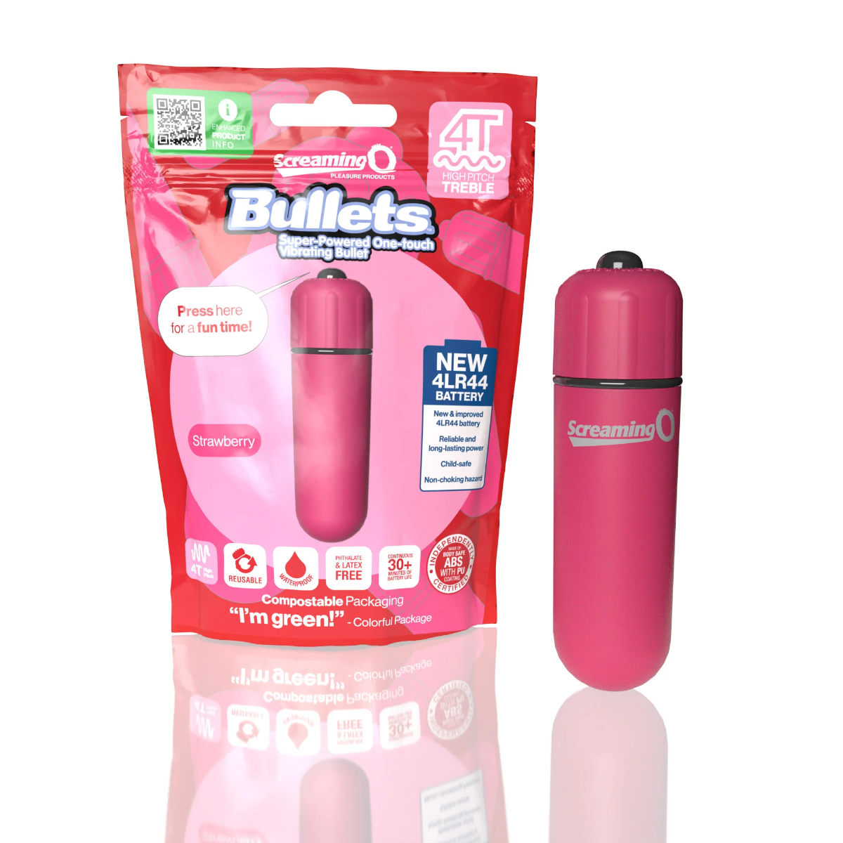 4T - Tickle &amp; Tease Bullet in Blueberry – product detail view 