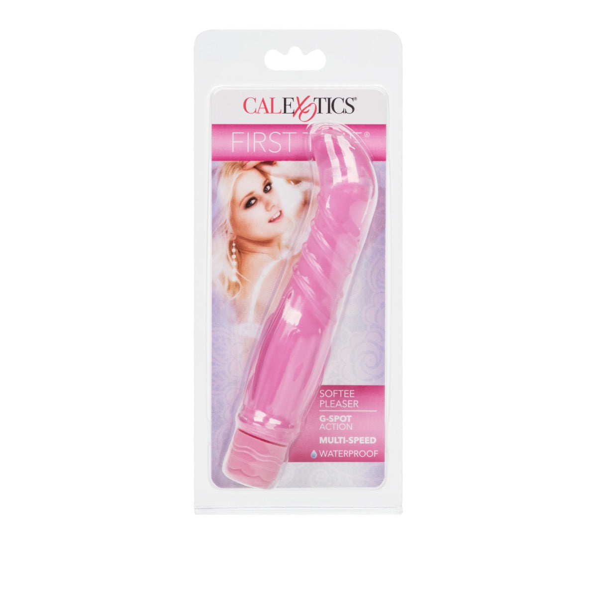 California Exotics First Time® Softee Pleaser in Pink – product detail view