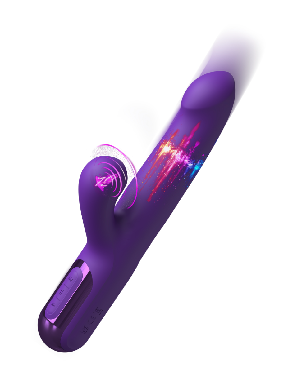 Pipedream Fantasy For Her® - Super SoniX Thruster in Purple – additional product view
