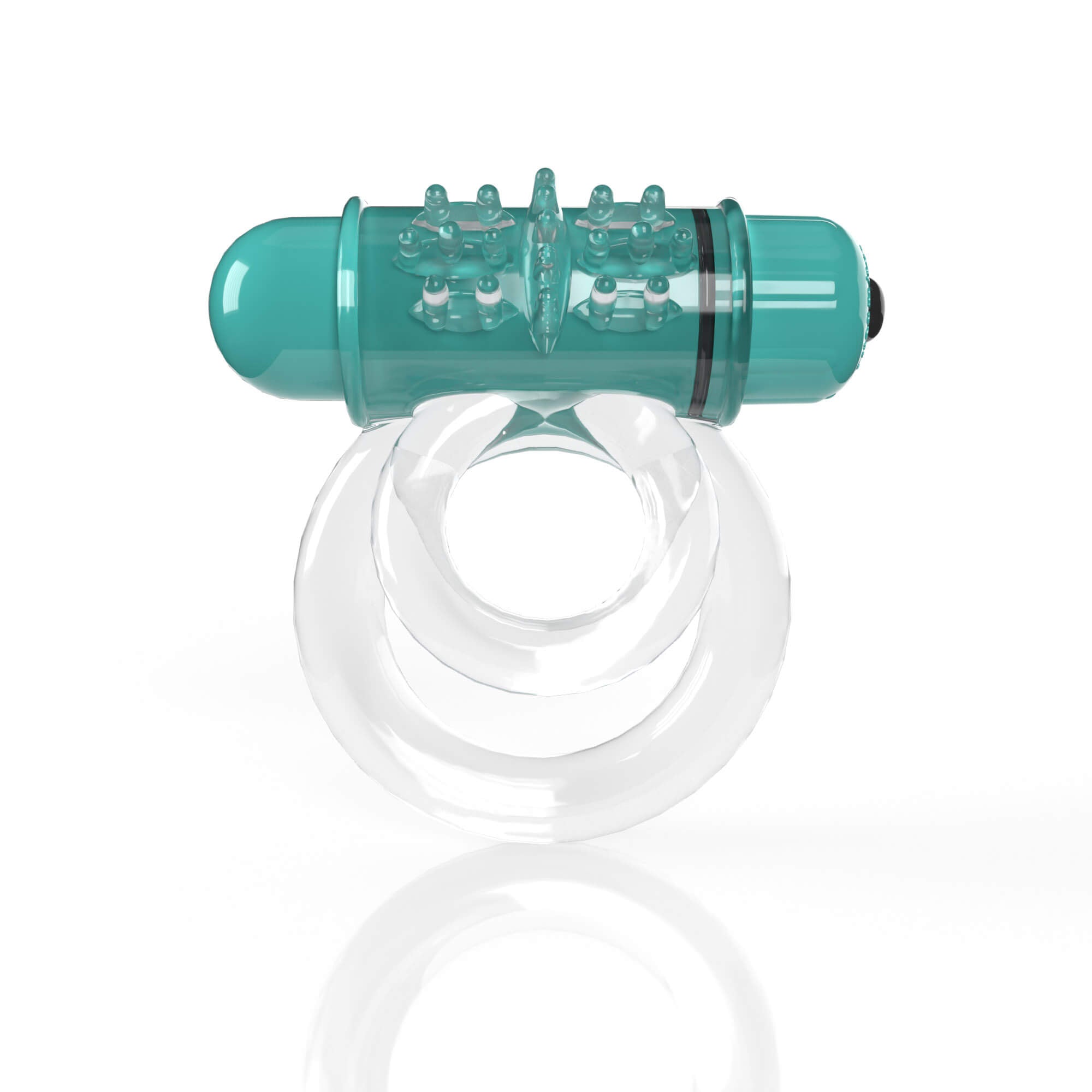 Screaming O 4T - Tickle &amp; Tease DoubleO 6 Vibrating Ring in Kiwi – alternate product view 