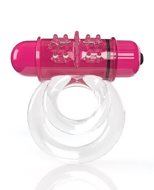Screaming O 4B - Deep Rumbling DoubleO 6 Vibrating Ring in Strawberry – product detail view 
