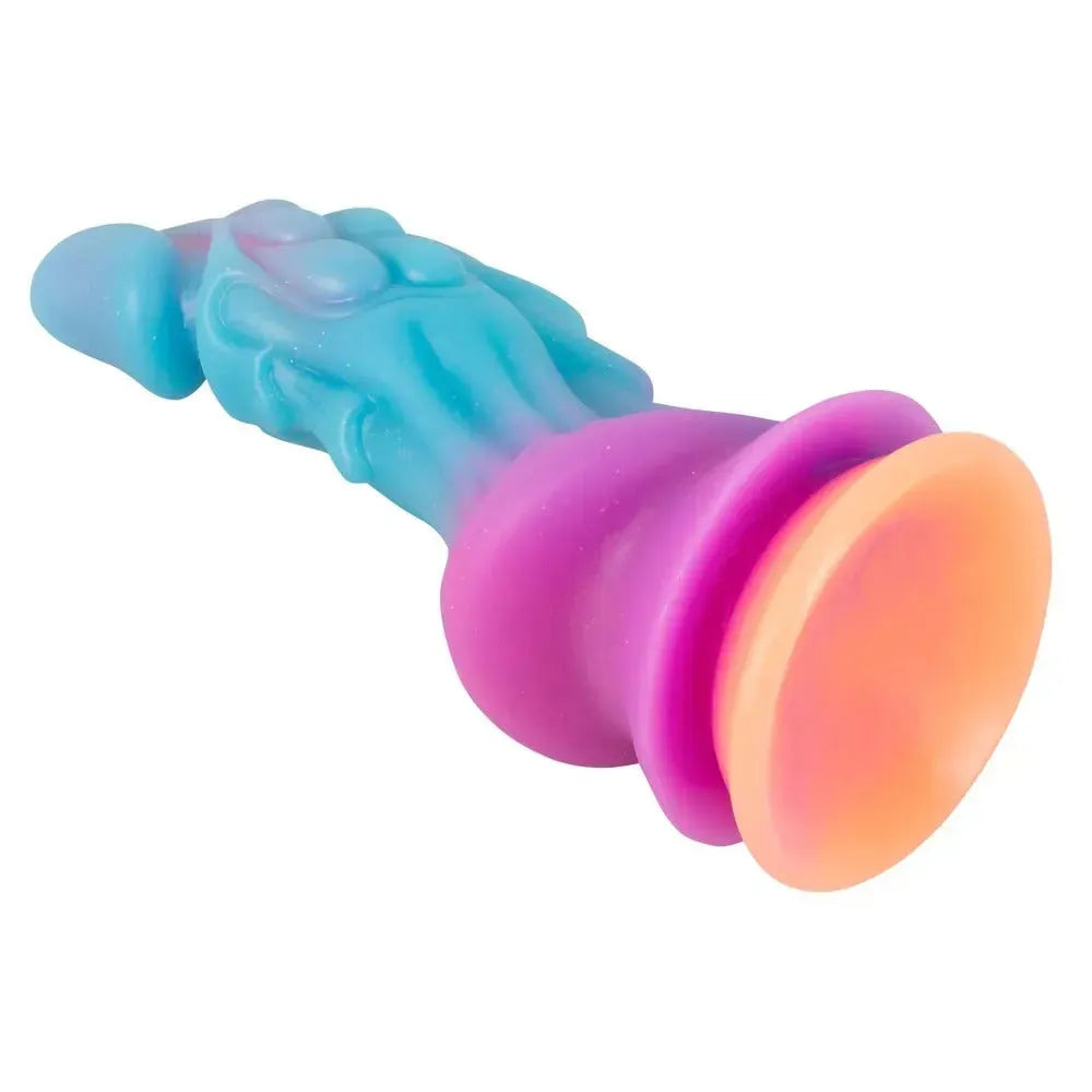 8.5&quot; Beasty Cock Dildo – Glow in the Dark, Glitter Look, Suction Cup