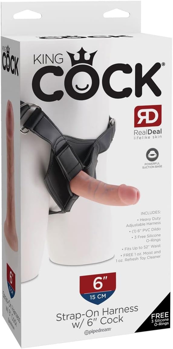 Pipedream King Cock® Strap-On Harness With 6" Cock