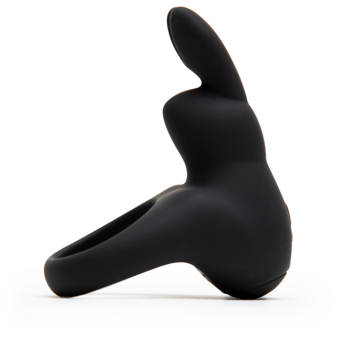 Happy Rabbit Vibrating Rabbit Cock Ring in Black – alternate product view #Colour_Black