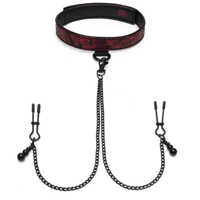 Sweet Anticipation Collar Nipple Clamps - alternate view