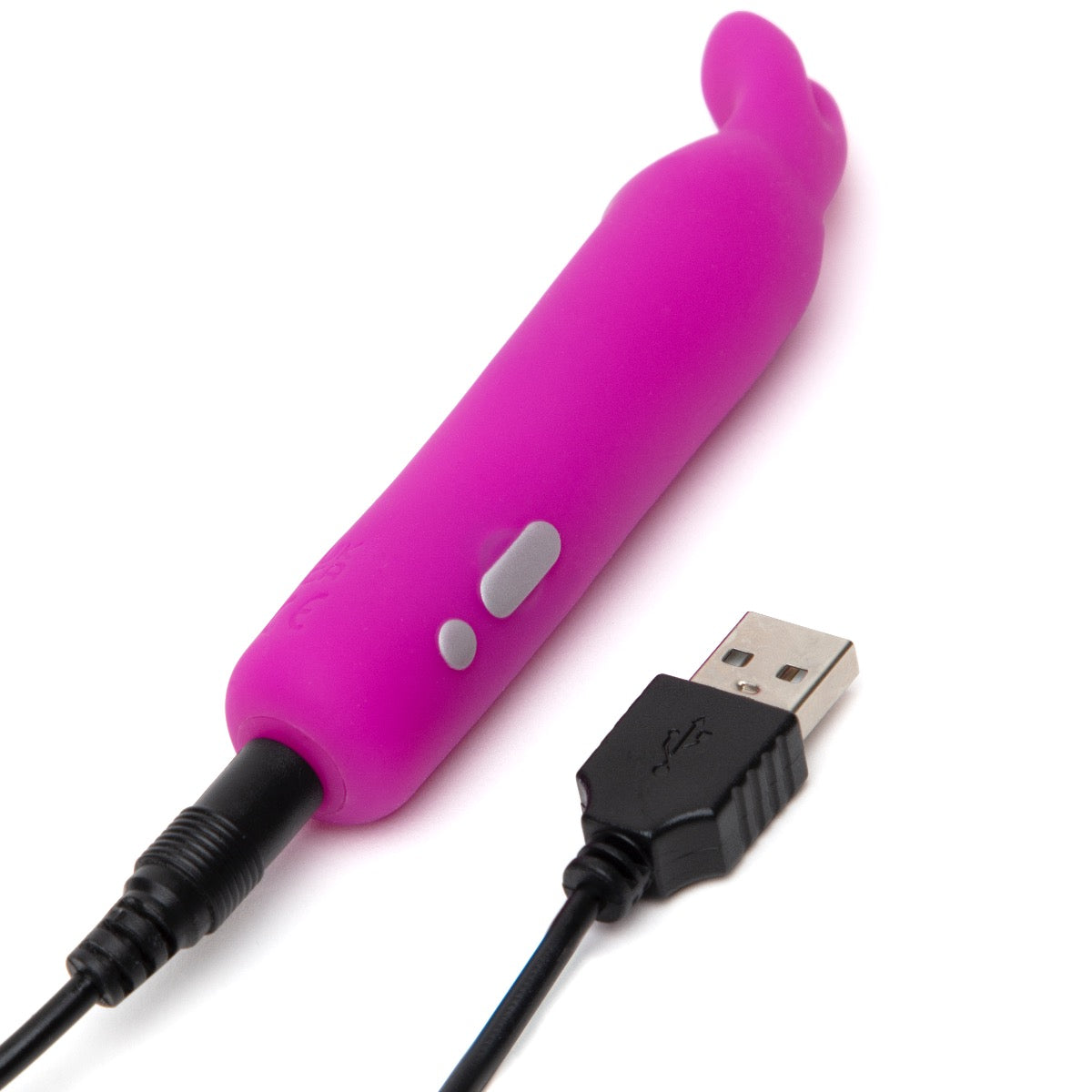 Happy Rabbit Rechargeable Vibrating Bullet in Purple – product detail view 