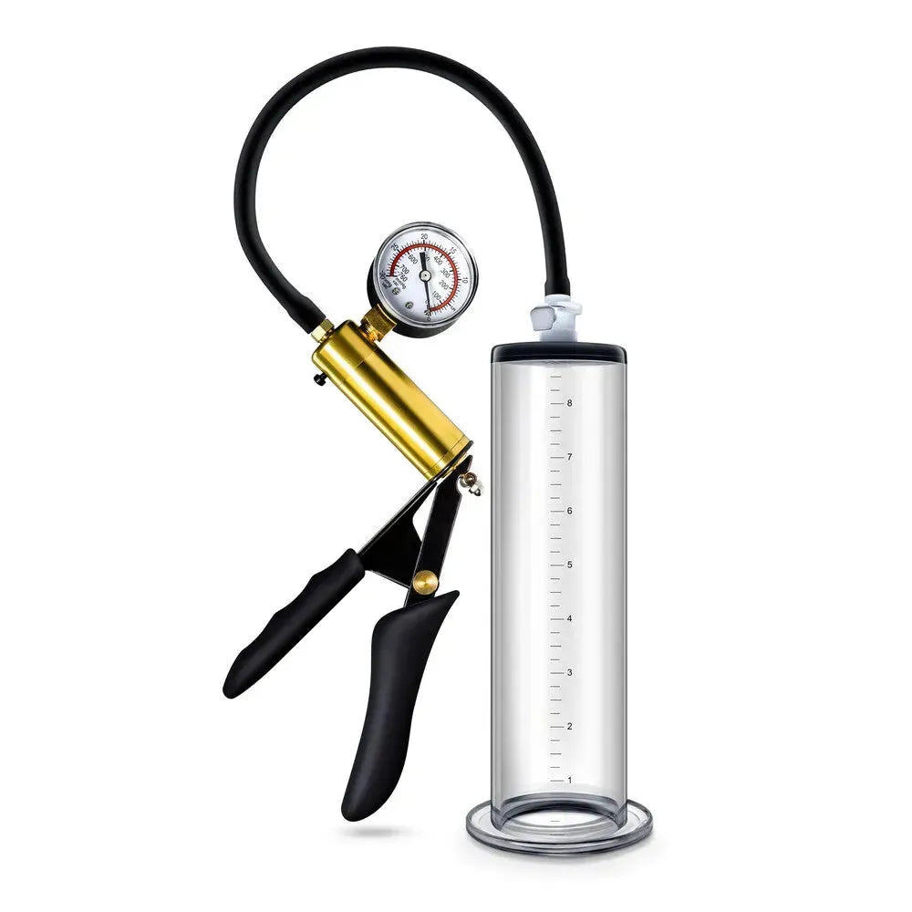 Performance VX6 Male Enhancement Pump – Professional-Grade Brass Pump, Pressure Gauge, Quick Release Valve, Clear Cylinder