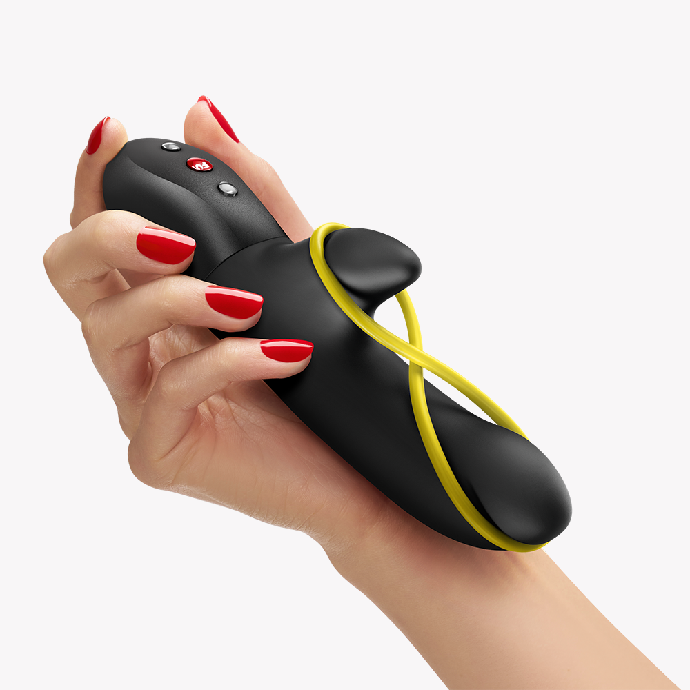Fun Factory Amorino in Black – in hand #Colour_Black