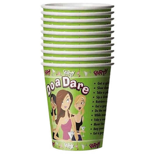 Ball &amp; Chain Truth Or Dare Party Cups – product view