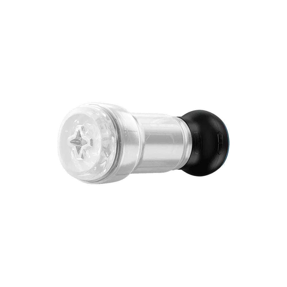 Kiiroo Feel Pocket Powerblow Masturbator - Clear Stroker with Suction Boost and App Control for Intense Solo Play