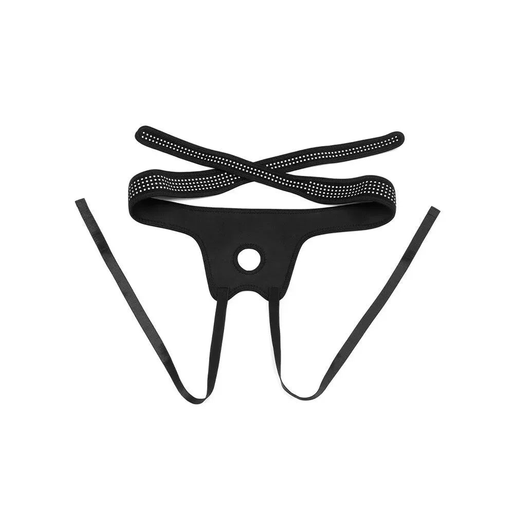 Lovetoy Easy Strap-On Harness - Adjustable Unisex Design with Polka Dot Style