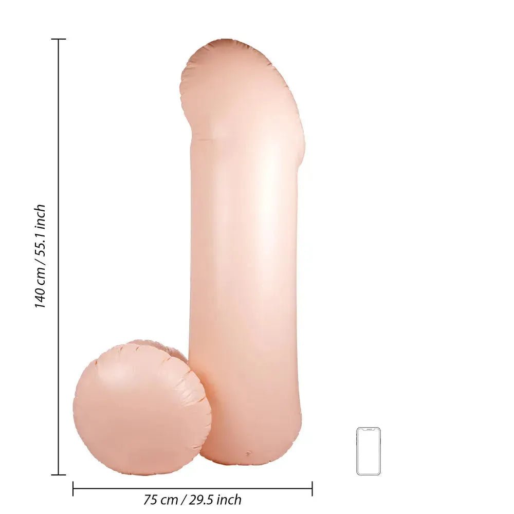 Inflatable Penis – 55 Inch, Giant Party Novelty, Waterproof &amp; Phthalate Free