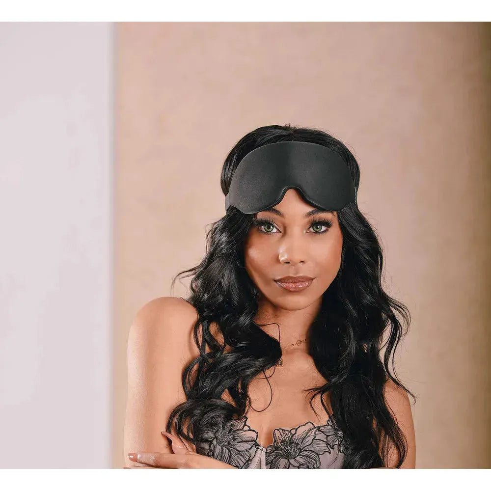 SportSheets Blackout Blindfold - Adjustable Foam Mask for Complete Darkness and Comfort