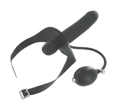 Inflatable Gag With Dildo – additional view