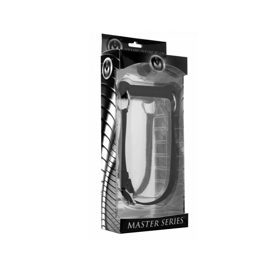 Mr Ed Lockable Silicone Bit Gag – alternate view