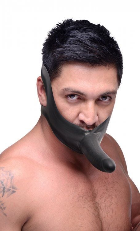 Face Fuk Strap-On Mouth Gag – model view