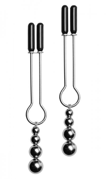 Adorn Triple Bead Nipple Clamp Set - detail view 3