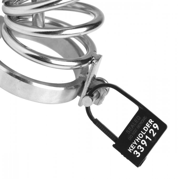 Master Series Keyholder 10 Pack Numbered Plastic Chastity Locks – product detail view