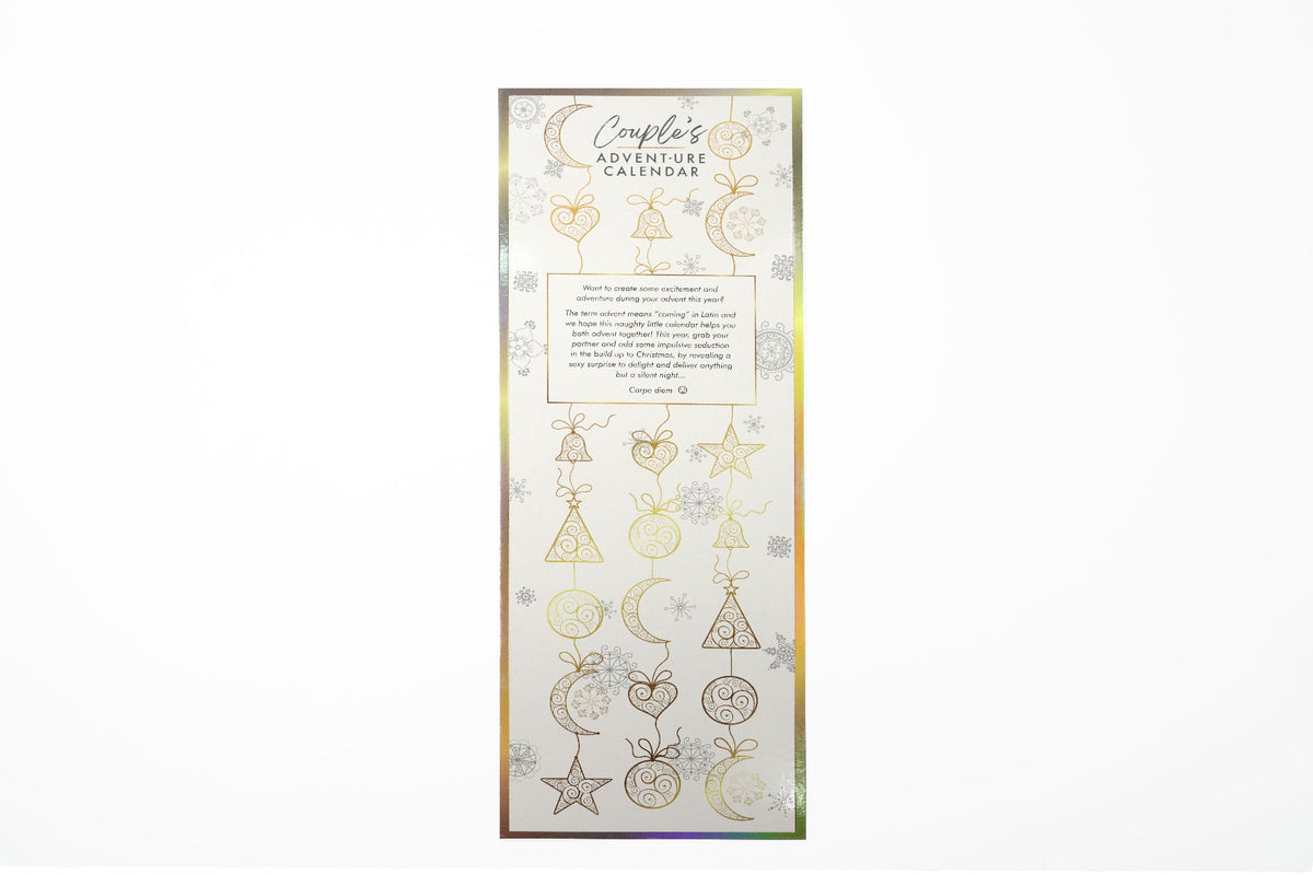 Creative Conceptions The Couple's Advent-ure Scratch Calendar – rear view